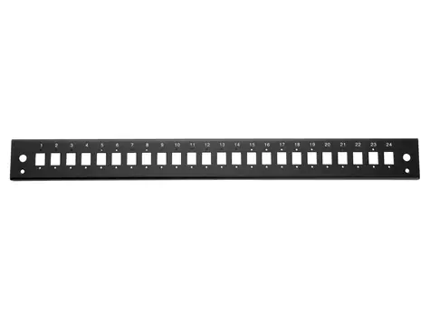 Equip Patchpanel 24x LC-Duplex, SC-Simplex černá / Patch panel / Optický / 1U / 19"