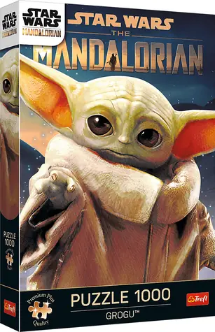 TREFL Puzzle Premium Plus Star Wars: Mandalorian - Grogu / 1000 dílků / 68,3 x 48 cm / od 12 let
