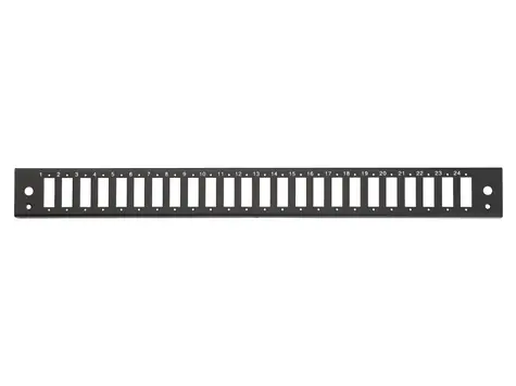 Equip Patchpanel 24x SC-Duplex černý / Patch panel / Optický / 1U / 19" / ocel