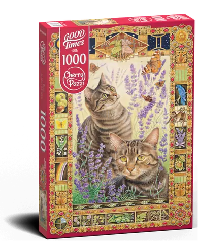 CHERRY PAZZI Puzzle Kočky / 1000 dílků / 50 × 70 cm