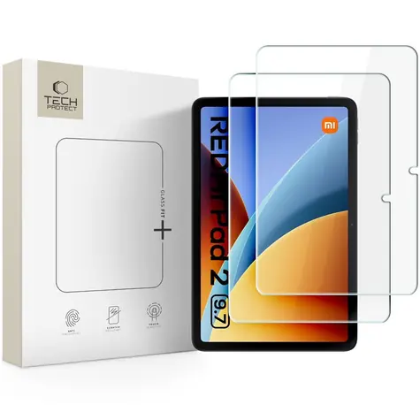 Tech-Protect Glass Fit+ / Tvrzené sklo / pro Xiaomi Redmi Pad 2 9,7" / 2 ks