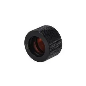 Alphacool HT černá / Šroubení HardTube / G1/4 / 16 mm / rovné / vroubkované