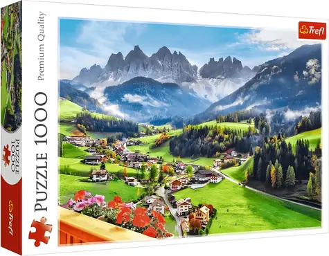 TREFL Puzzle Dolomity: St. Magdalena / 1000 dílků / 68,3 x 48 cm