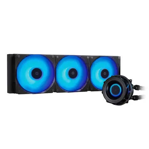 Chieftec CLC-360-VRM-RGB černá / Vodní chlazení CPU / 360 mm / 3x 120 mm / ARGB / VRM ventilátor / AMD + Intel
