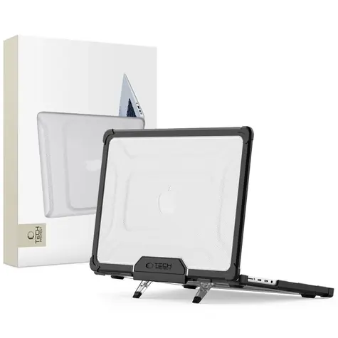 Tech-Protect SmartShell Pro černá/průhledná / Kryt pro notebook / MacBook Pro 14" M1-M5 2021-2025