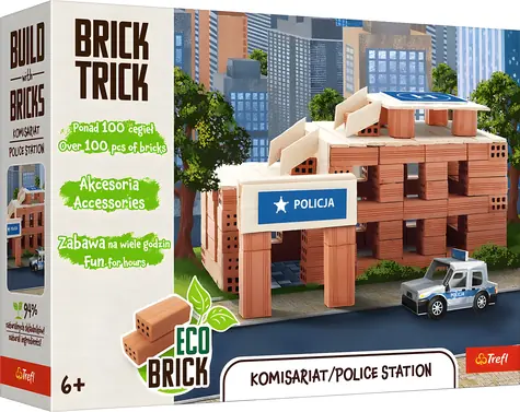 TREFL Stavebnice BRICK TRICK Policejní stanice M / 100 dílů
