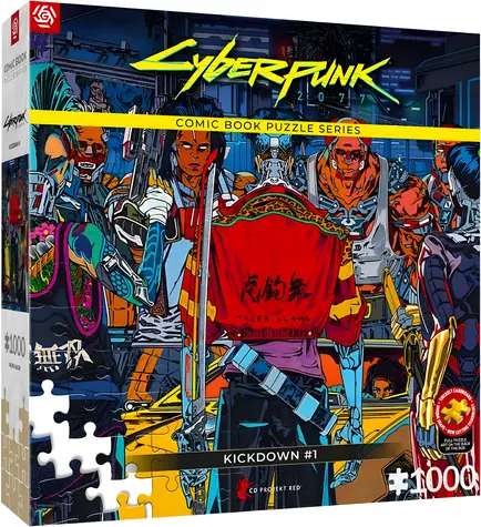 GOOD LOOT Puzzle Cyberpunk 2077: Kickdown / 1000 dílků / 48 × 68 cm