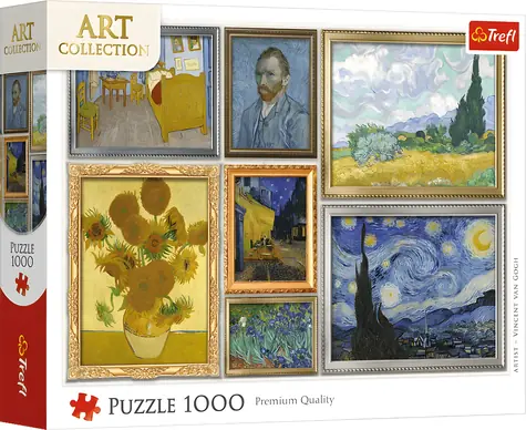 TREFL Puzzle Art Collection: Kolekce Vincenta van Gogha / 1000 dílků / 68,3 x 48 cm