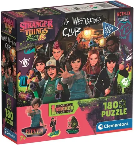 CLEMENTONI Puzzle Stranger Things Tales from 85: H.I.C. / 180 dílků / od 7 let