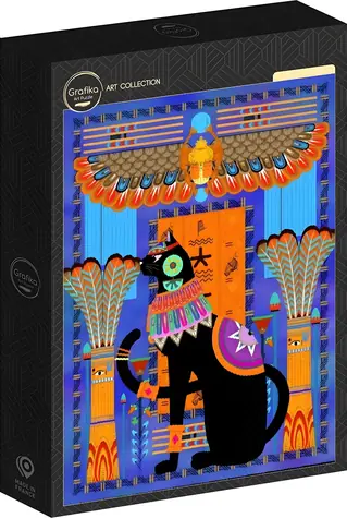 GRAFIKA Puzzle Egyptská kočka / 1000 dílků / 47,8 x 69 cm