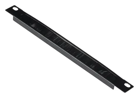 Equip EZMB-10-B černá / Kartáčová lišta / 10" / 1U / kov / RAL9005