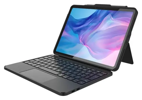 FIXED Typee Enduro černá / Pouzdro s klávesnicí / iPad 10,9" (2022), iPad 11" (2025) / USB-C, CZ, trackpad