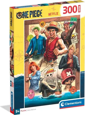 CLEMENTONI Puzzle One Piece SUPER / 300 dílků / 33,5 x 48,5 cm