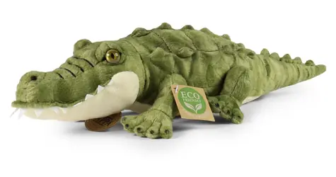 RAPPA Plyšový krokodýl 40 cm / ECO-FRIENDLY / od 0 měsíců