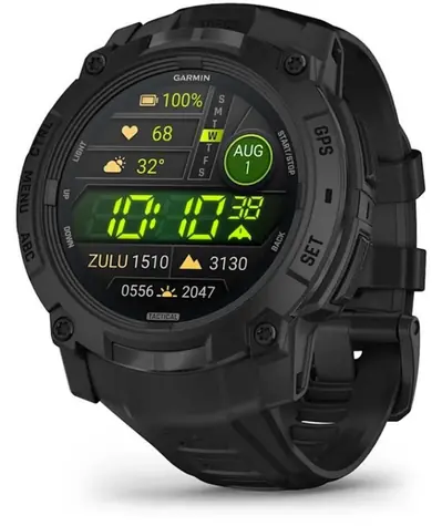 Garmin Instinct 3 AMOLED 50mm Tactical Edition černá / Chytré hodinky / GPS / BT / 10 ATM
