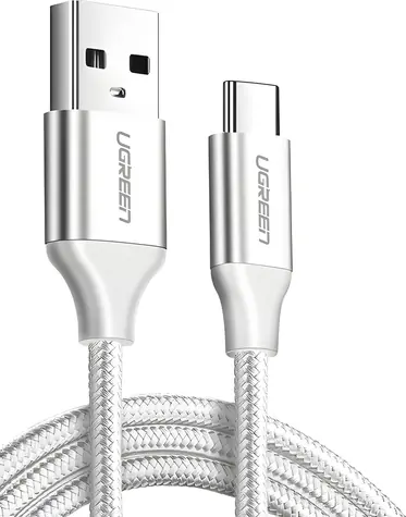 Ugreen 60131 bílá / Kabel / USB-A - USB-C / USB 2.0 / 1 m