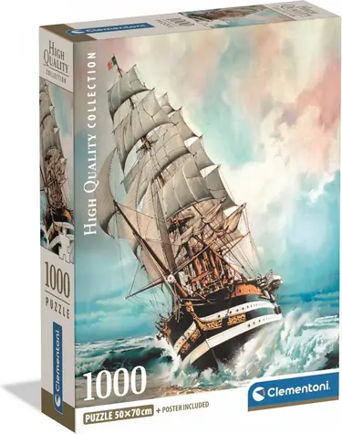 CLEMENTONI Puzzle Amerigo Vespucci / 1000 dílků / od 14 let