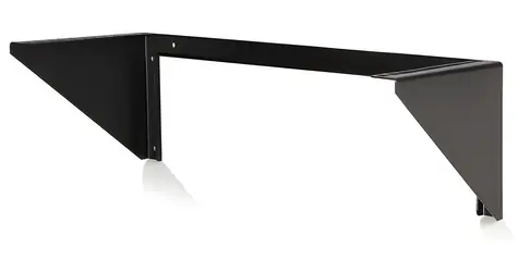 StarTech Nástěnný rack držák 19" černá / Rack držák / 1U / nosnost 56,7 kg / ocel