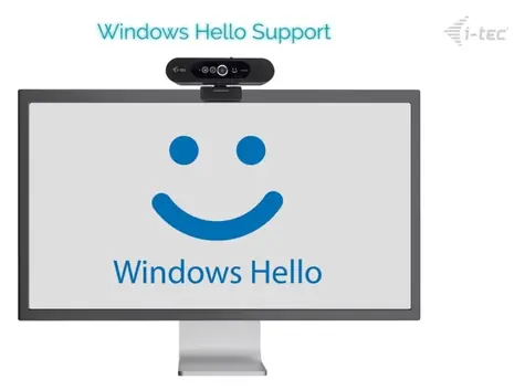 i-tec SOLOMON WH200 černá / Webkamera / 2K / USB-C / Windows Hello / Mikrofon