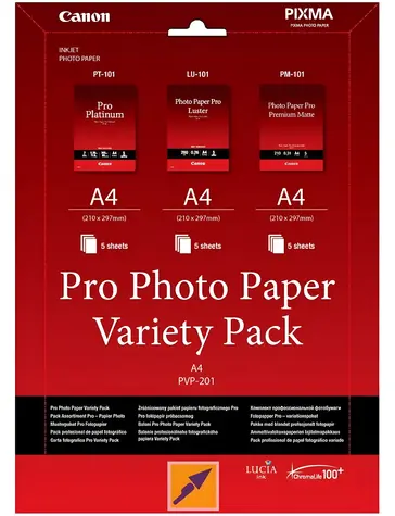 Canon PVP-201 PRO / Fotopapír / Variety Pack / A4