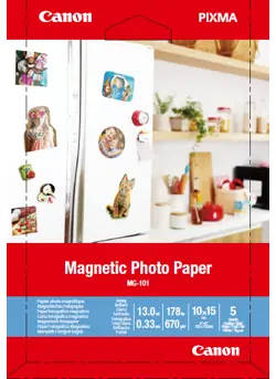 Canon MG-101 / Fotopapír / Magnetický / 10x15 cm / 5 listů / lesklý