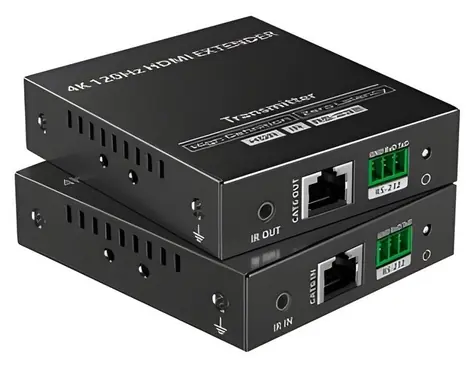 PremiumCord HDMI 2.0 extender 60 m / Extender / 4K 120Hz / Cat6/6a/7 / Jeden kabel