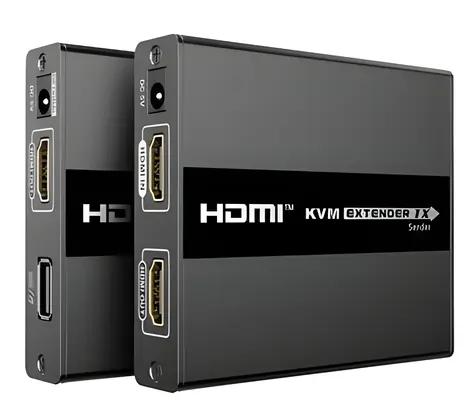 PremiumCord HDMI KVM extender na 60m / KVM extender / USB 2.0 / Cat5/Cat6 / bez zpoždění
