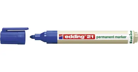 Edding Permanentní popisovač / Popisovač / kulatý hrot / modrá