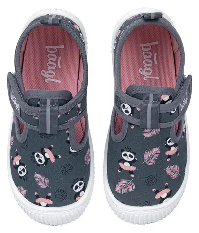 BAAGL Přezůvky Panda vel. 31 / Suchý zip / Protiskluzová podrážka