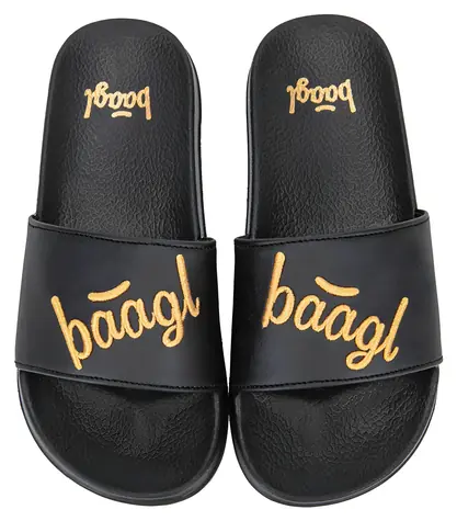 BAAGL Pantofle Logo Gold / vel. 37