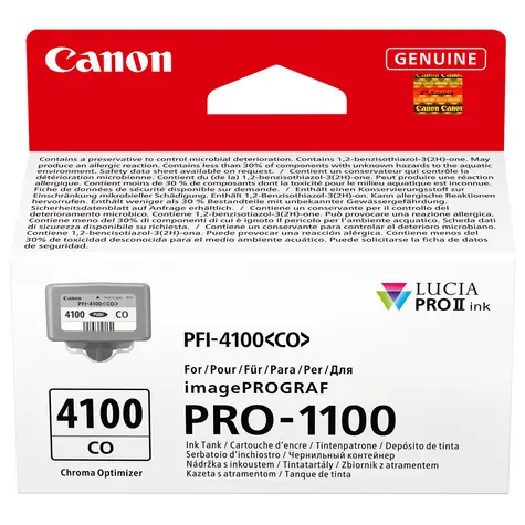 Canon PFI-4100CO / Inkoustová náplň / chroma optimizér / originální / 80 ml / pro imagePROGRAF PRO-1100