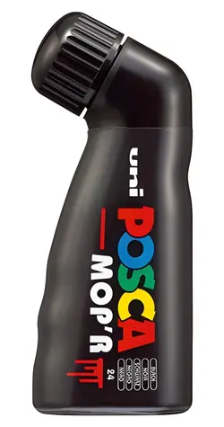 POSCA PCM-22 černá / Permanentní značkovač / extra silný kulatý hrot / 3-19 mm / na vodní bázi