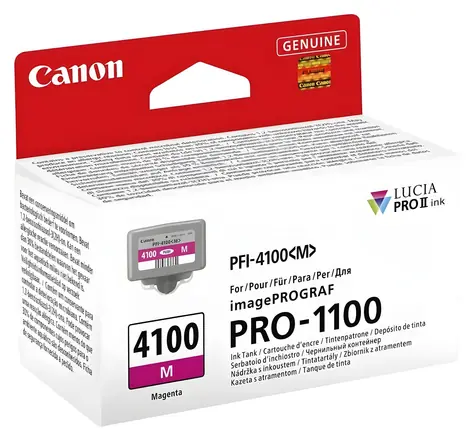 Canon PFI-4100M / Cartridge / imagePROGRAF PRO-1100 / purpurová / 80 ml