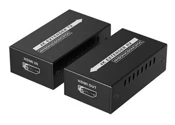 PremiumCord HDMI extender 60 m 4K 60Hz / HDMI extender / HDMI 2.0 / Cat6/6a/7 / Jeden kabel