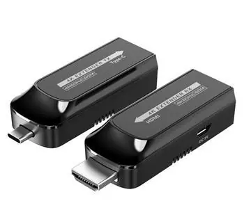PremiumCord USB-C - HDMI extender (8592220023393) / Extender / Cat5e/6/6a / 4K 60Hz / 60 m