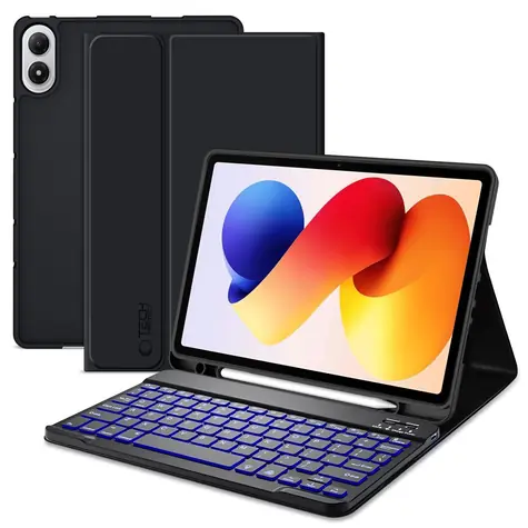 Tech-Protect SC Pen + Keyboard černá / Pouzdro s klávesnicí / Xiaomi Poco Pad M1/Redmi Pad 2 Pro 12.1"