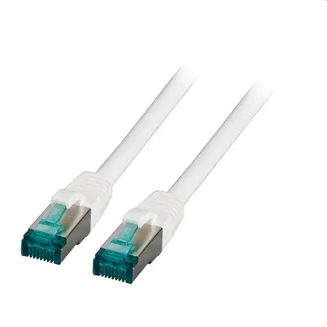 EFB Cat6A 0,15 m bílá / Patch kabel / S/FTP / LSZH / RJ-45