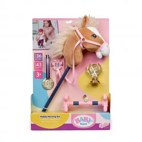 ZAPF CREATION BABY born Souprava Hobby Horsing / 43 cm / od 3 let