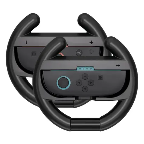 Hurtel Volant pro Joy-Con Nintendo Switch 2 černá / Volant / 2 ks / pro Nintendo Switch 2