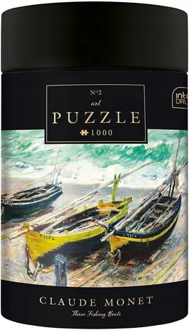 INTERDRUK Puzzle Art 2: Tři rybářské lodě / 1000 dílků / 67 x 48 cm