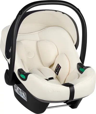 LIONELO Autosedačka Astrid i-Size 40-87 cm Beige Cream / 0-13 kg / proti směru jízdy / ECE R129/03