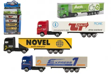 TEDDIES Kamion s návěsem / Model kamionu / kov a plast / 19,5 x 4,5 x 2,8 cm