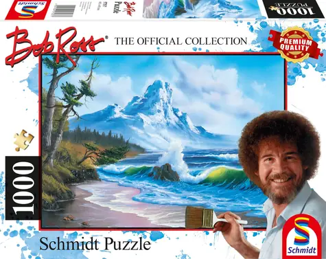 SCHMIDT Puzzle Bob Ross: Hora u moře / 1000 dílků