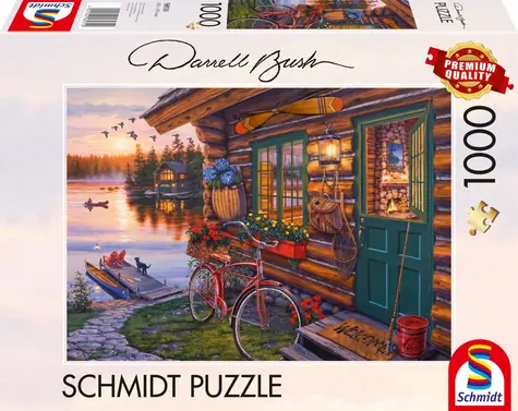 SCHMIDT Puzzle Chata u jezera / 1000 dílků / od 12 let