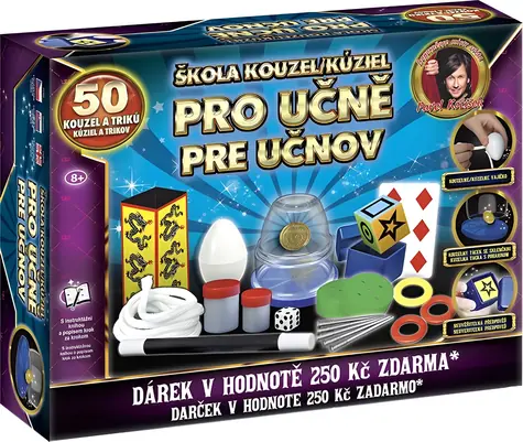 SPARKYS Kouzelnická sada Škola kouzel - Pro učně / 50 kouzel a triků / od 8 let