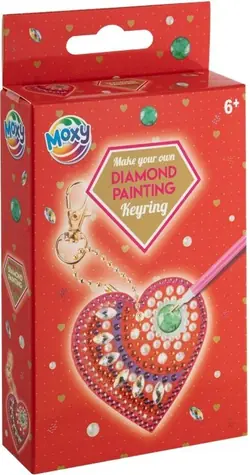 MOXY Diamantové malování Přívěsek Srdce / od 6 let