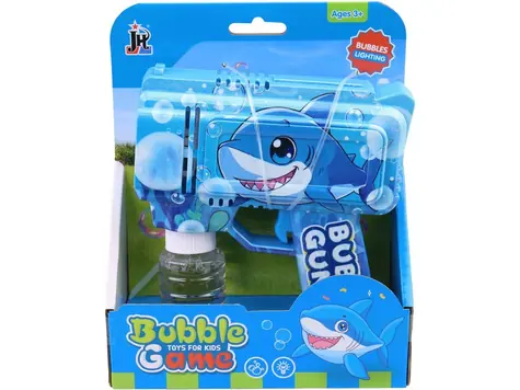 Bublifuk delfín 16 cm / Hračka na bubliny / plast / 3x AA (nejsou v balení)