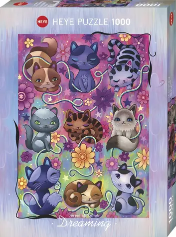 HEYE Puzzle Dreaming: Koťata / 1000 dílků / 50 x 70 cm
