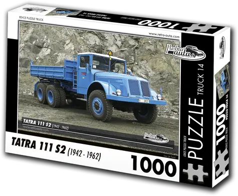RETRO-AUTA Puzzle TRUCK č.14 Tatra 111 S2 / 1000 dílků / 66 × 47 cm