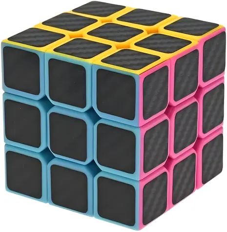 BRAIN GAMES Rubikova kostka 3x3 / Hlavolam / Inverzní barevné provedení